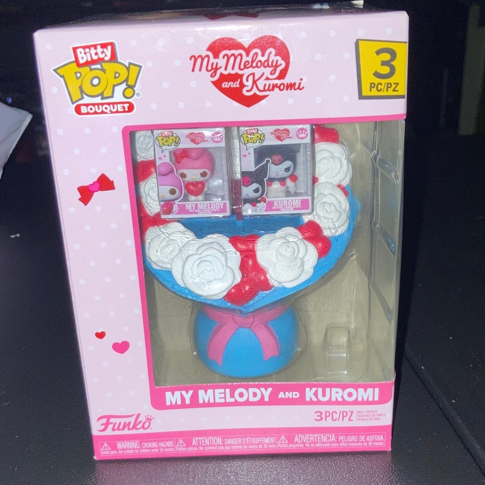 Sanrio Valentines My Melody and Kuromi Funko Bitty Pop! Bouquet